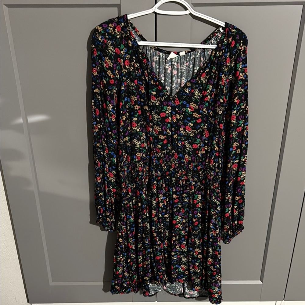 Floral Long Sleeve Dress